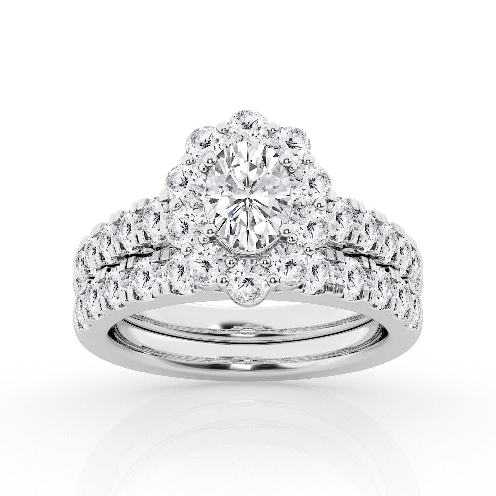 Halo Engagement Ring - Image 1