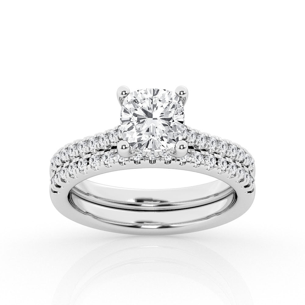 Hidden Halo Engagement Ring - Image 1