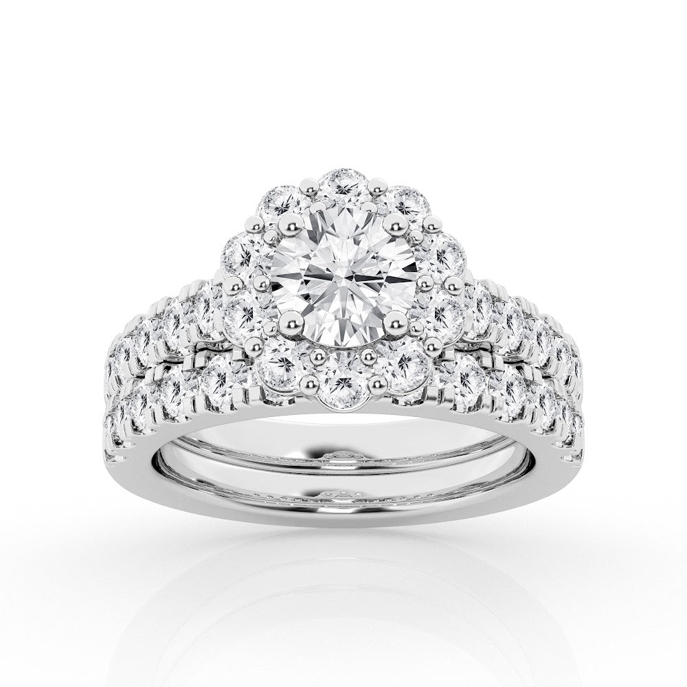 Halo Engagement Ring - Image 1